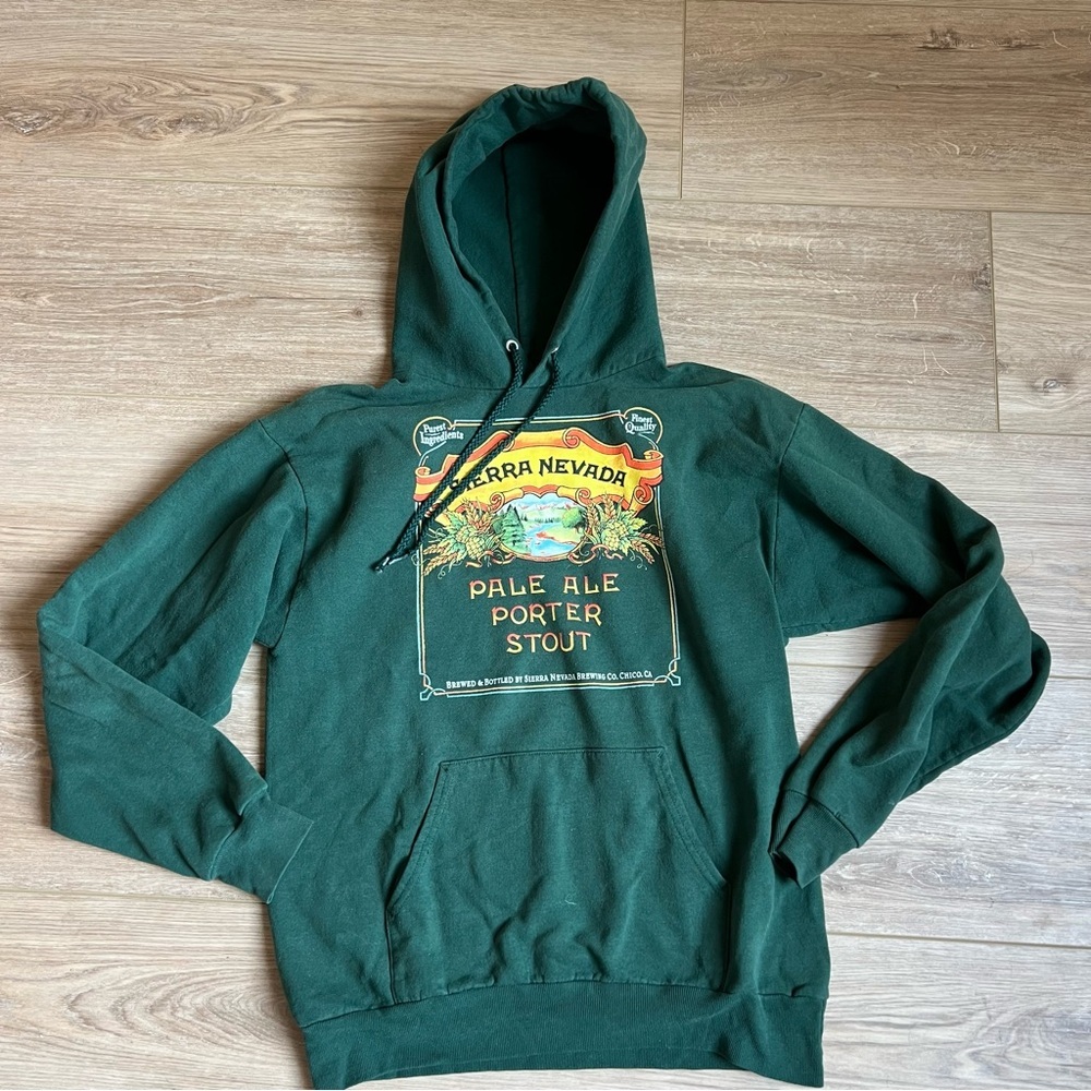 Sierra Nevada pale ale hoodie sweatshirt sz M